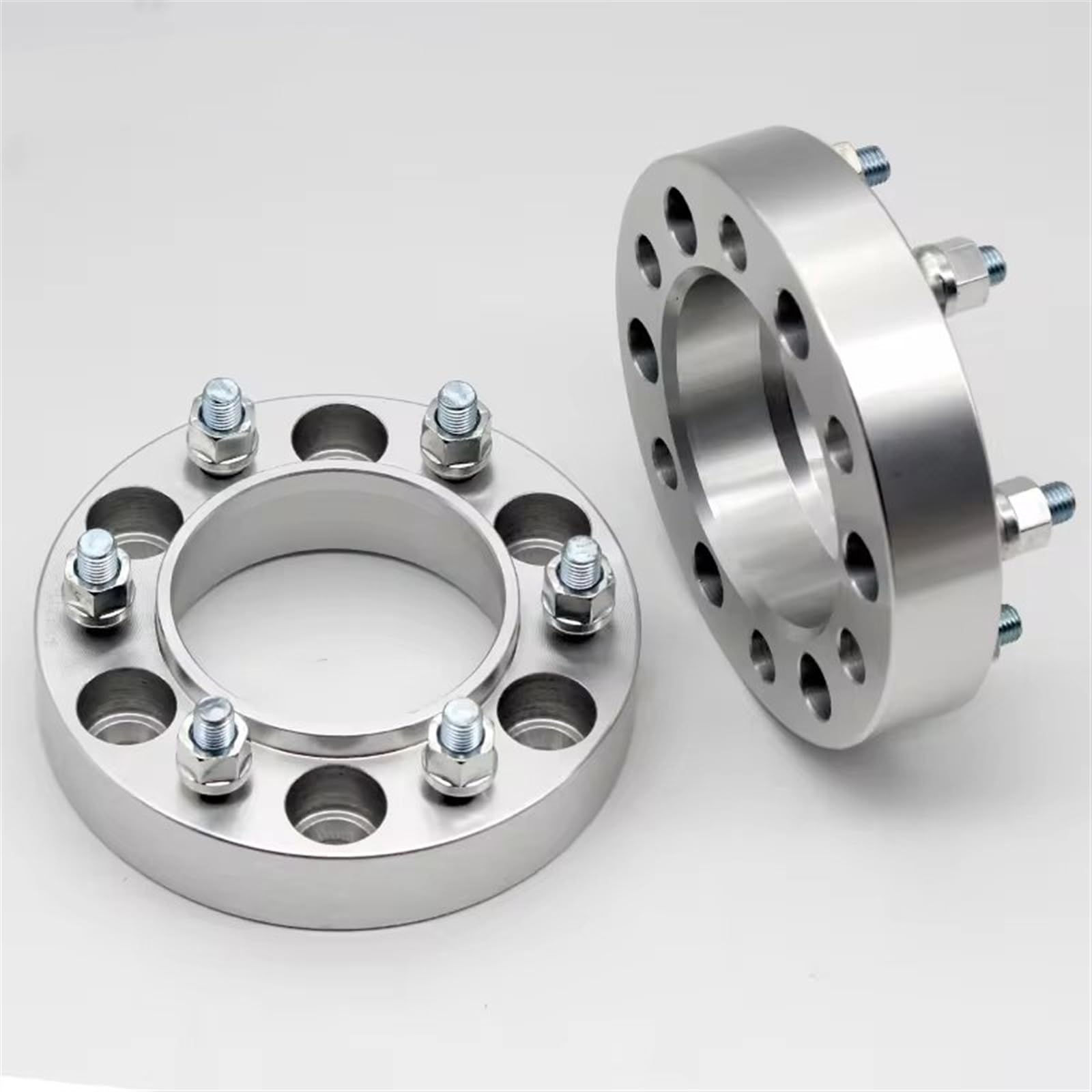 SZTMYVUW Auto Zubehör Kompatibel Mit Chevrolet Universal 2-teilig 15/20/25/35 Mm Spurverbreiterung Adapter PCD 5x105 CB 56,6 Mm 5 Lug Suit(2PCS 30mm Silver) von SZTMYVUW