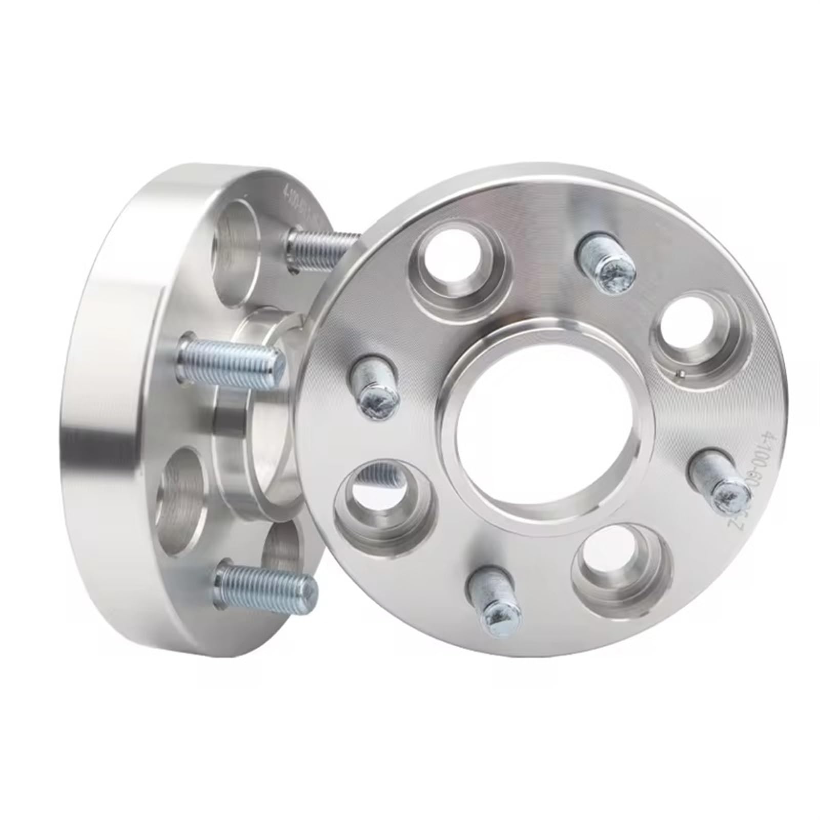 SZTMYVUW Auto Zubehör Kompatibel Mit Geely Für Dehao Universal 2 Stück 15/20/25/30 Mm PCD 4 X 114,3 CB 64,1 Mm Spurverbreiterung Adapter 4 Lug M12XP1.5(2PC Silver 30mm) von SZTMYVUW