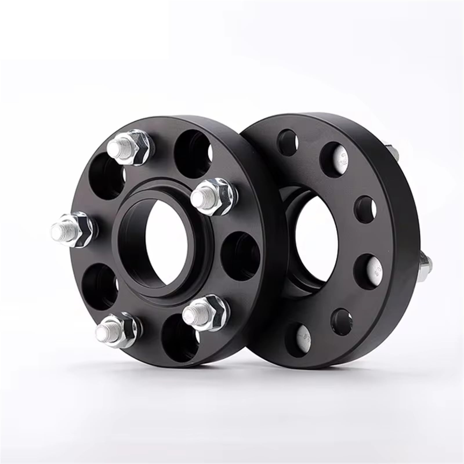 SZTMYVUW Auto Zubehör Kompatibel Mit Subaru Für Legacy Für Impreza Für Förster Für Outback Wheel Spacer Adapter PCD 5x100 CB 56,1 Mm M12X1.25 Forged Aluminium 2PC(2PC Black 15mm) von SZTMYVUW