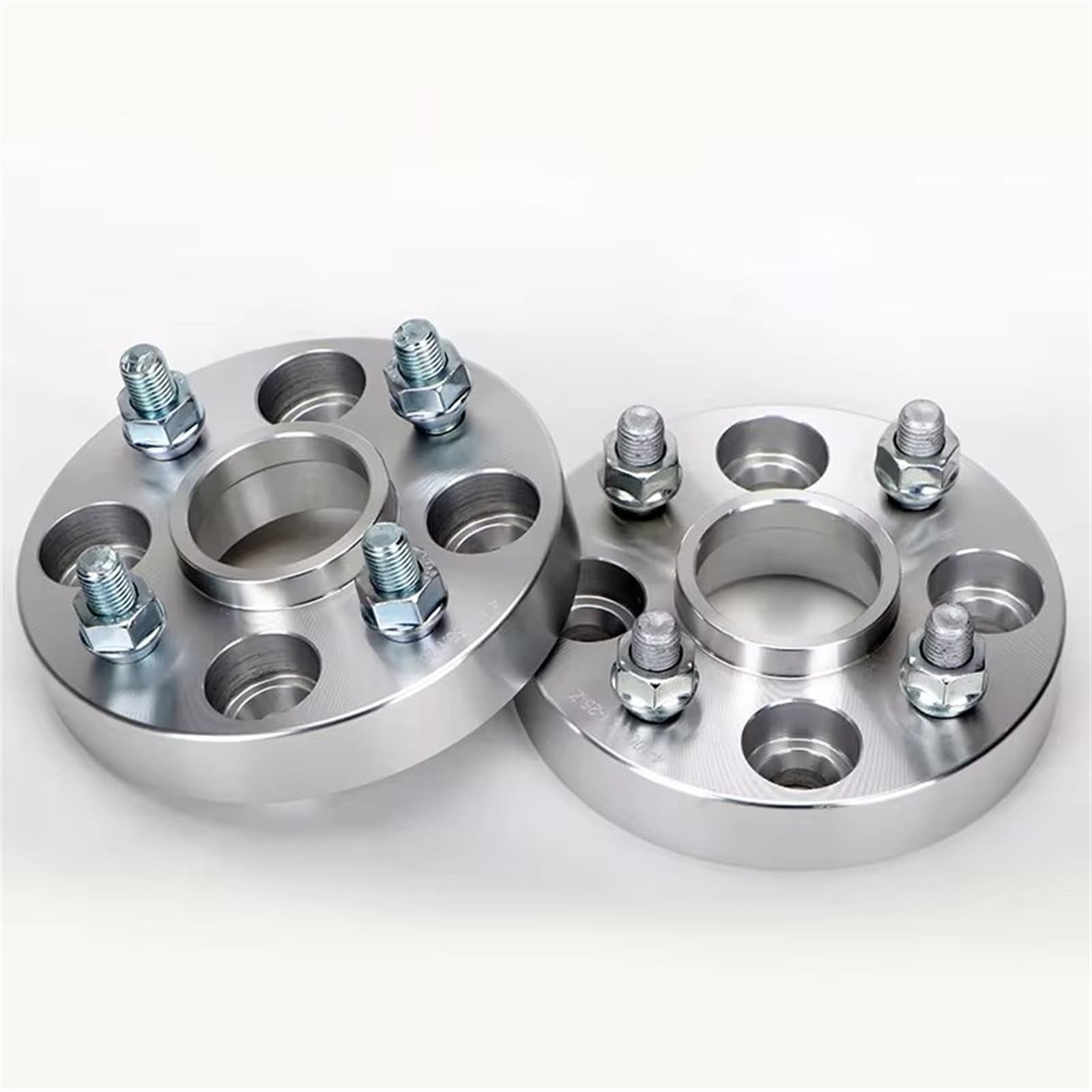 SZTMYVUW Auto Zubehör Kompatibel Mit Toyota Für Corolla Für Vios Für Vitz Für Venza, 2-teilig, 20/25/30 Mm PCD 4x100 54,1 Mm Spurverbreiterung Adapter M12x1.5(2PCS 15mm Silver) von SZTMYVUW