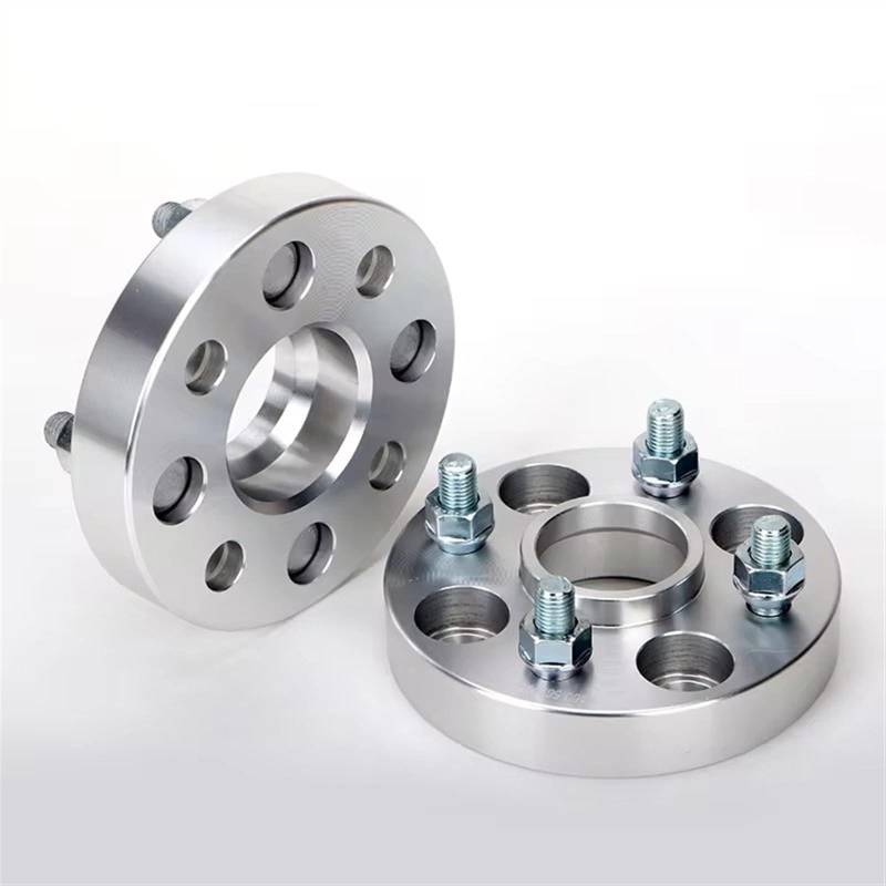 SZTMYVUW Auto Zubehör Kompatibel Mit Toyota Für Corolla Für Vios Für Vitz Für Venza, 2-teilig, 20/25/30 Mm PCD 4x100 54,1 Mm Spurverbreiterung Adapter M12x1.5(2PCS 15mm Silver) von SZTMYVUW