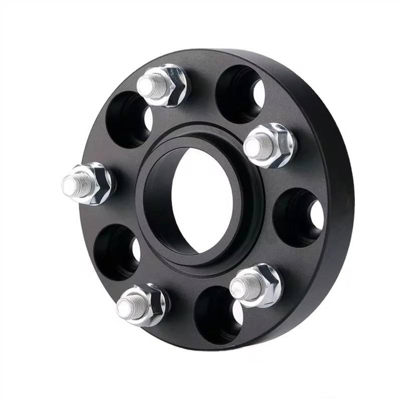 SZTMYVUW Auto Zubehör Kompatibel Mit Volvo Für S60, 1 Stück, Spurverbreiterung, Adapter PCD 5 X 108, CB 63.4, M12 X 1,5, Radadapter, Abstandsraddichtung(Black 20mm) von SZTMYVUW