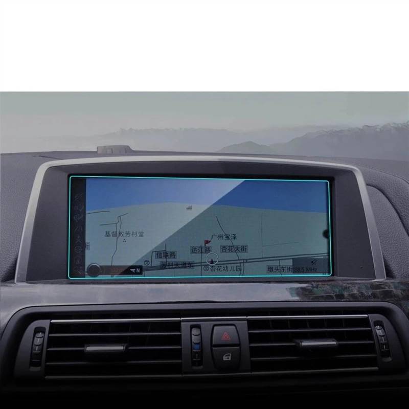 SZTMYVUW Autoinnenraum Kompatibel Mit F06 F12 F13 6er-Serie 10,2 Zoll Auto-GPS-Navigations-Displayschutzfolie Auto HD-Klarbildschirm Schutzfolie Aus Gehärtetem Glas von SZTMYVUW