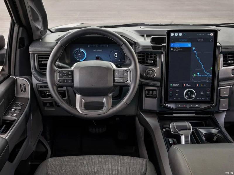 SZTMYVUW Autoinnenraum Kompatibel Mit Ford Für Expedition 2022–2024, LCD-Autoradio, GPS-Navigation Und Armaturenbrett, Gehärtetes Glas(Dashboard and GPS) von SZTMYVUW