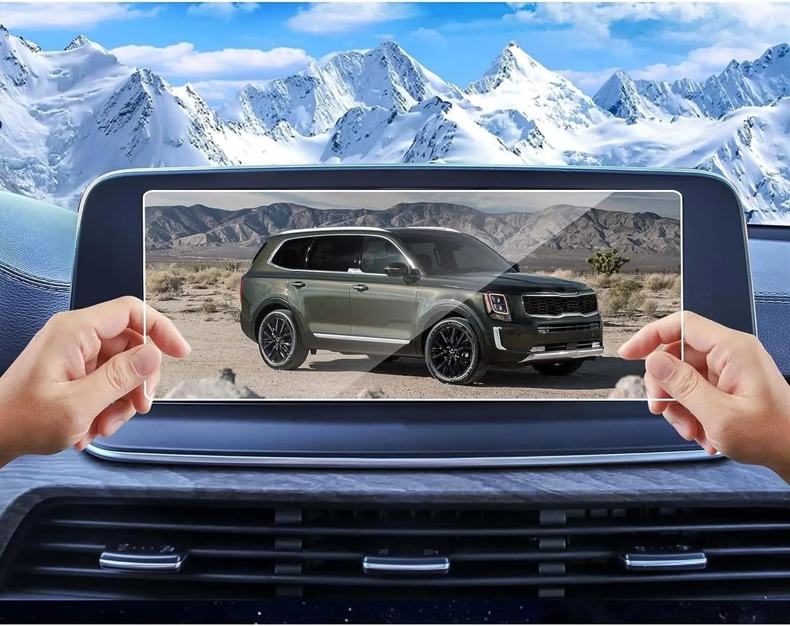 SZTMYVUW Autoinnenraum Kompatibel Mit Kia Für Telluride Für NIRO 2020 2021 2022 10,25 Zoll Auto LCD GPS Navigation Gehärtetes Glas Displayschutzfolie von SZTMYVUW