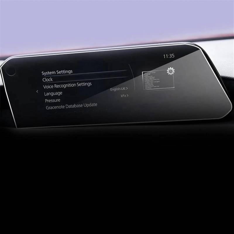 SZTMYVUW Autoinnenraum Kompatibel Mit Mazda Für 3 CX30 CX-30 2021 2022 2023 8,8 Zoll Auto LCD GPS Navigation Gehärtetes Glas Displayschutzfolie von SZTMYVUW