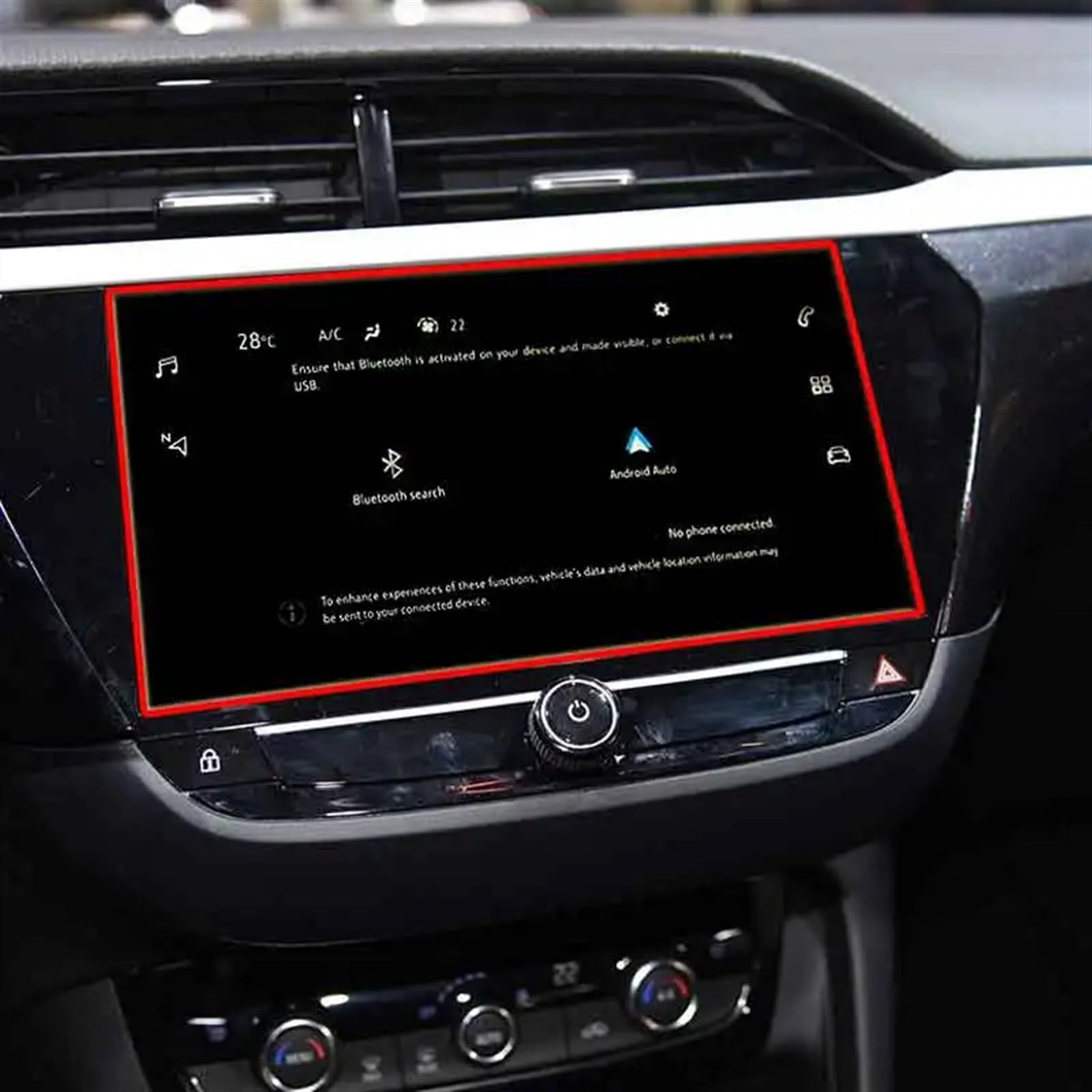 SZTMYVUW Autoinnenraum Kompatibel Mit Opel Für Corsa GS Line F 2020 2021 7 Zoll Auto-Infotainment-Radio GPS-Navigation Displayschutz Aus Gehärtetem Glas von SZTMYVUW