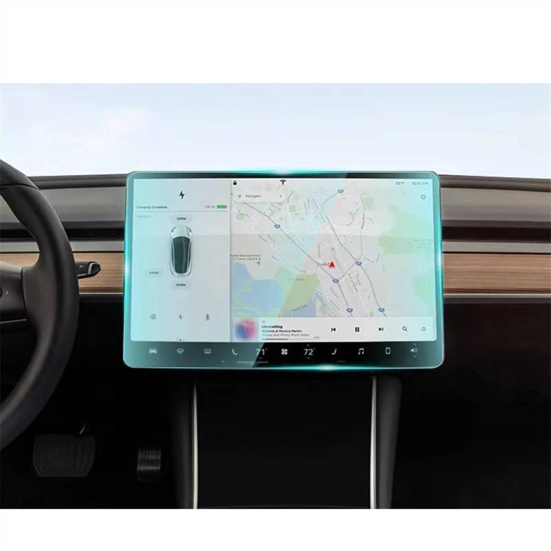 SZTMYVUW Autoinnenraum Kompatibel Mit Tesla Für Model 3 2024 Auto LCD GPS Navigation Gehärtetem Glas Bildschirm Film Schutz von SZTMYVUW