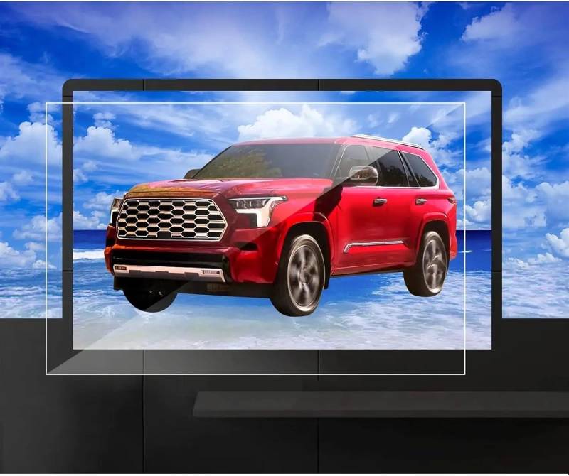 SZTMYVUW Autoinnenraum Kompatibel Mit Toyota Für Sequoia XK80 2023 14 Zoll Auto LCD GPS Navigation Gehärtetes Glas Displayschutzfolie von SZTMYVUW