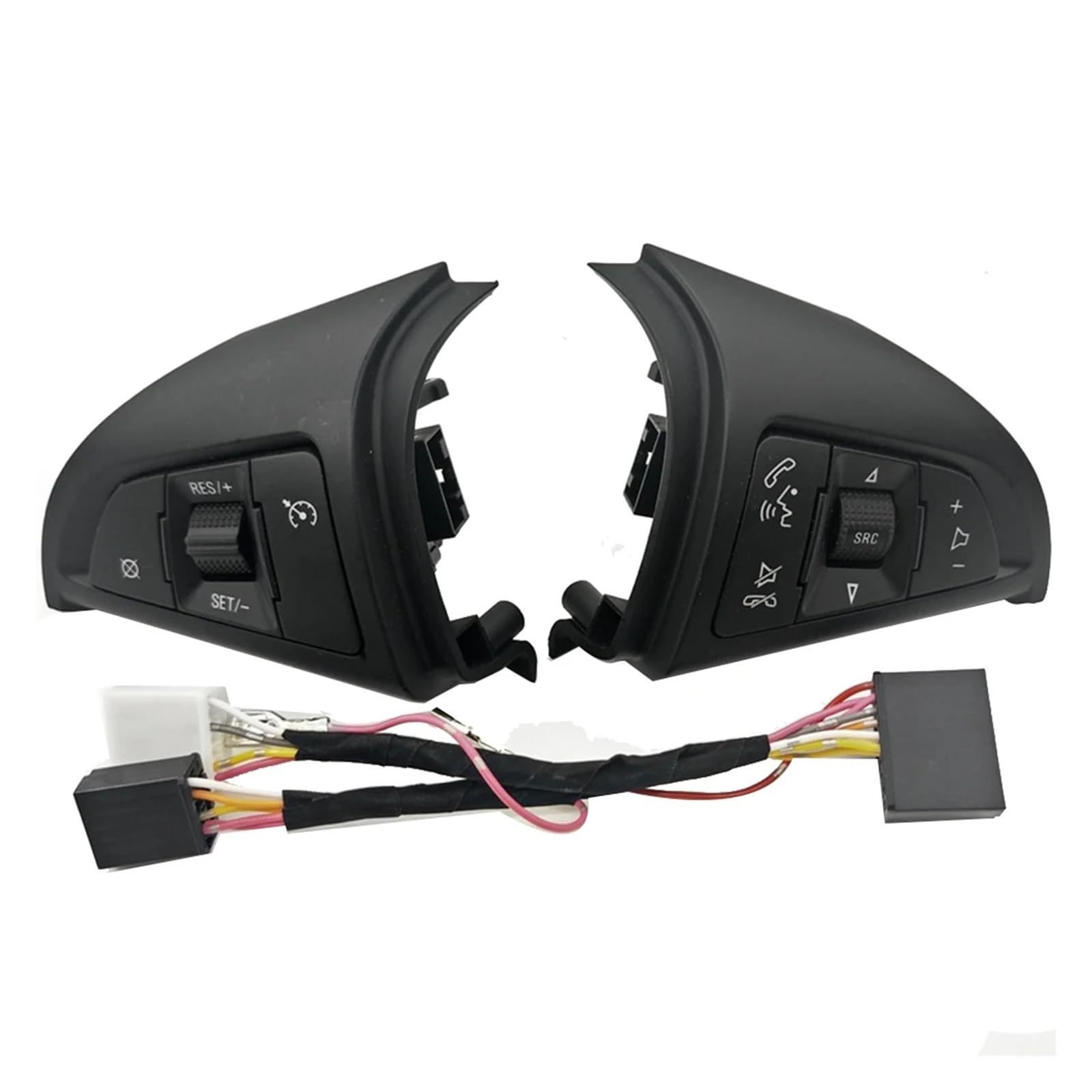 SZTMYVUW Autozubehör Kompatibel Mit Chevrolet Für Cruze Für Malibu 2009–2014 Geschwindigkeits-Tempomatschalter Lenkradknopf Mit Kabelbaum 96892140 von SZTMYVUW