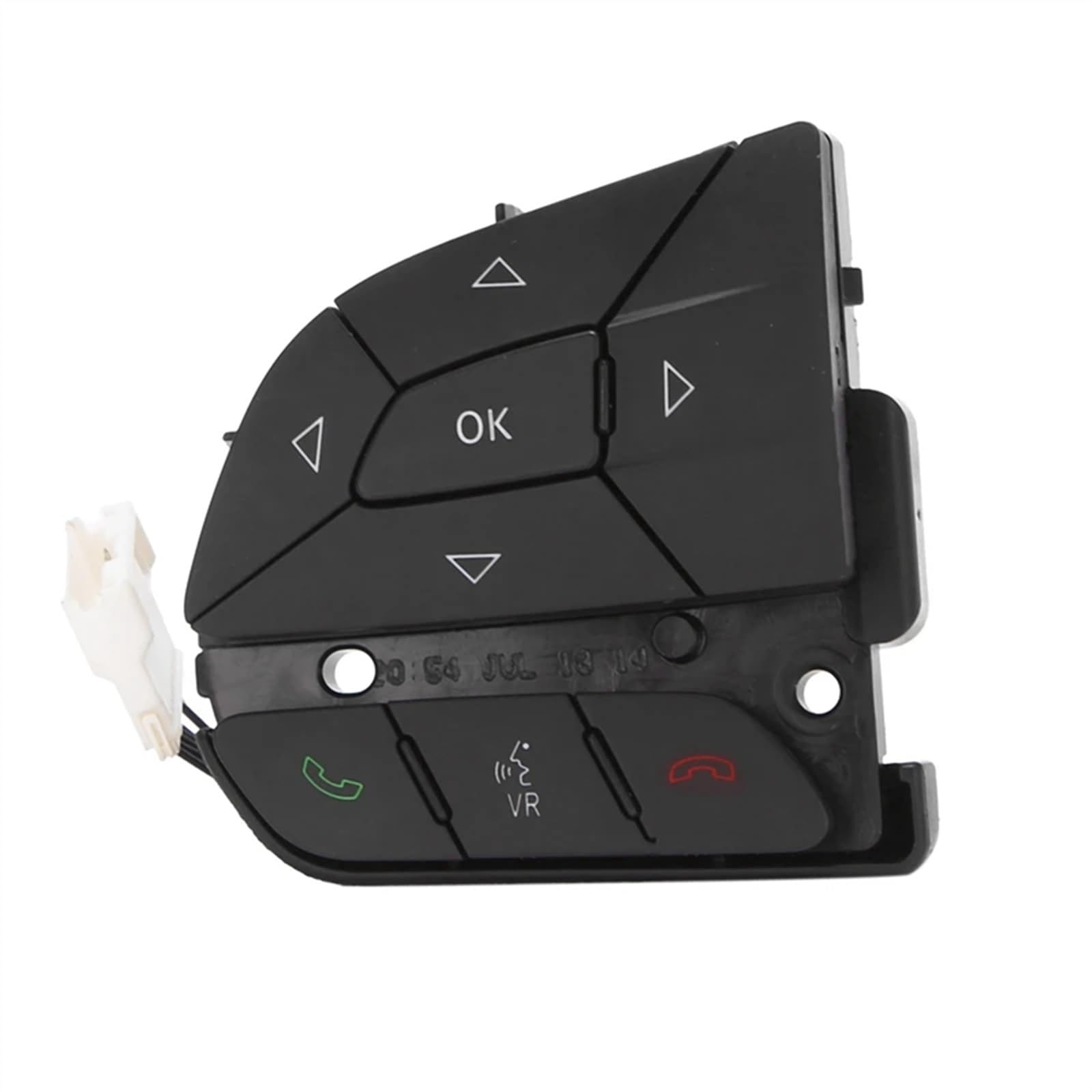 SZTMYVUW Autozubehör Kompatibel Mit Jeep Für Cherokee 2014 2015 2016 2017 2018 2019 2020 2021 2022 Lenkrad EVIC Audio Control Schalter 68245351AA 68146891AC(Left) von SZTMYVUW