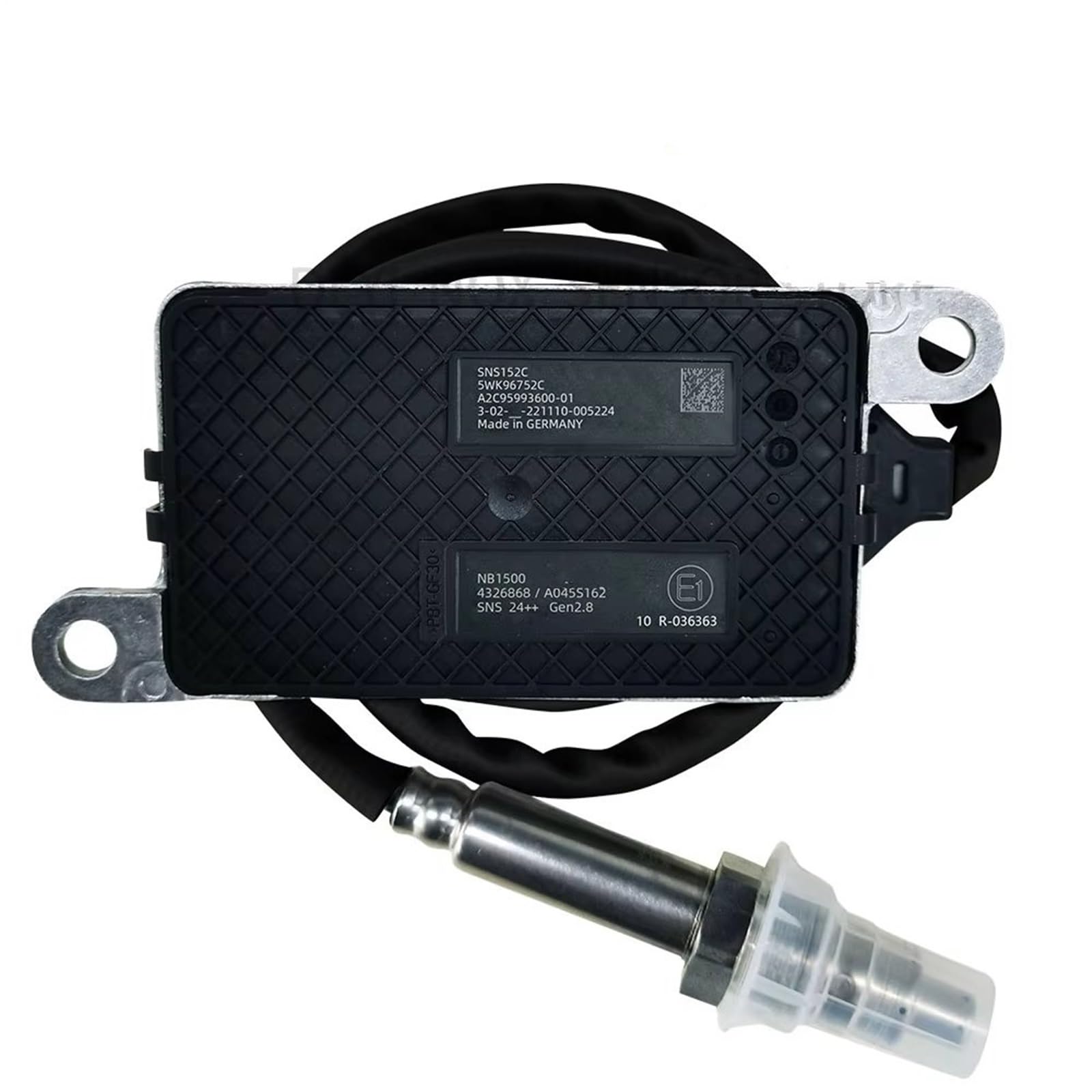 SZTMYVUW Nox Sensor Austauschzubehör Kompatibel Mit Cummins 24V Stickoxidsensor OEM 4326868 4326476 2897311 2872779 5WK96752C 4326868RX von SZTMYVUW