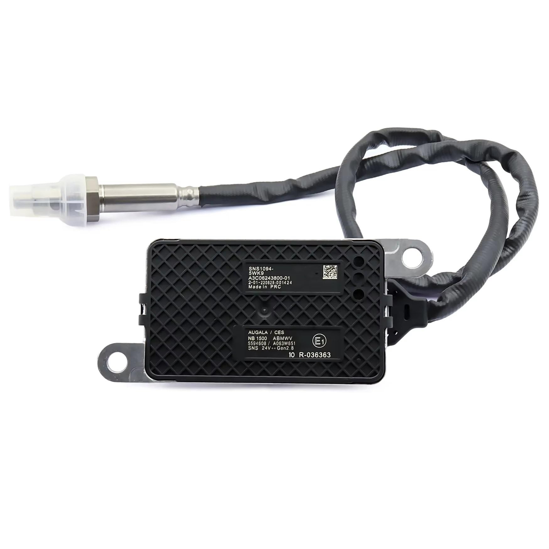 SZTMYVUW Nox Sensor Austauschzubehör Kompatibel Mit Cummins Motor 24 V Hinterer Stickoxidsensor OEM 5594608 A063W651 A3C06243800-01 von SZTMYVUW