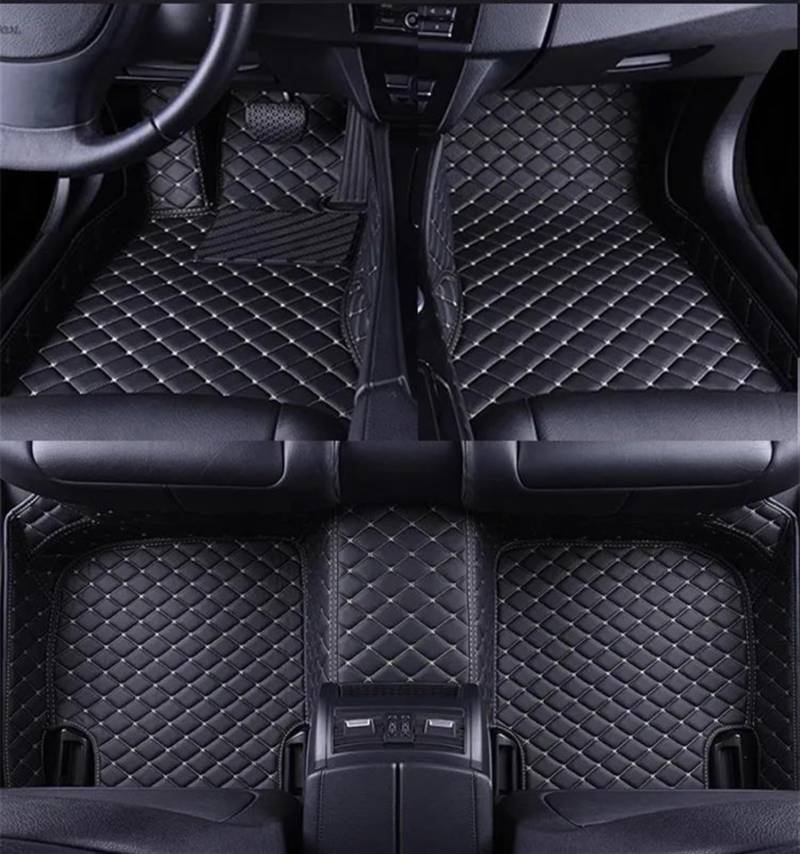 Kompatibel Mit Hyundai Für Veloster 2011–2016 2017 2018 2019 2020, Auto-Fußmatten, Teppiche, Armaturenbrett-Teppiche, Individuelles Auto-Zubehör, Styling-Teile Auto Matte Bodenmatten(5,RHD) von SZYNBQ
