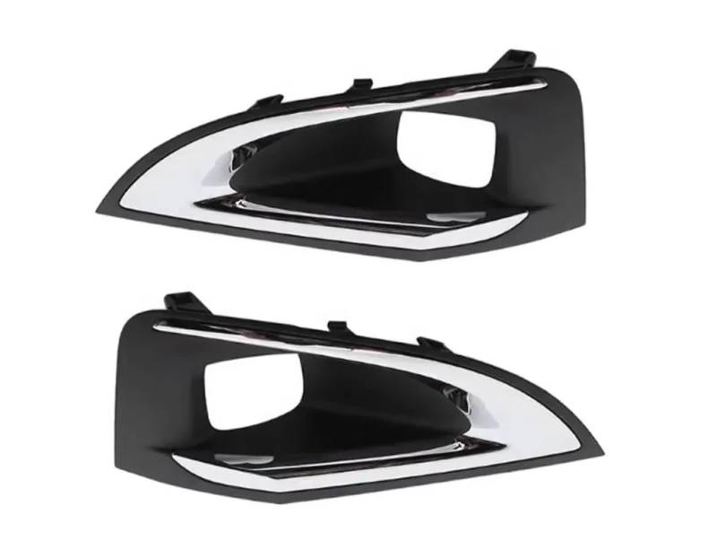 Lampen Abdeckung Grill Kompatibel Mit Peugeot 4008 5008 Gt, Nebelscheinwerferrahmen, Vorderer Unterer Stoßfänger, Lüftungsgitter, Nebelscheinwerfer, Gitterabdeckung YL004127XT(2PCS left and right) von SZYNBQ