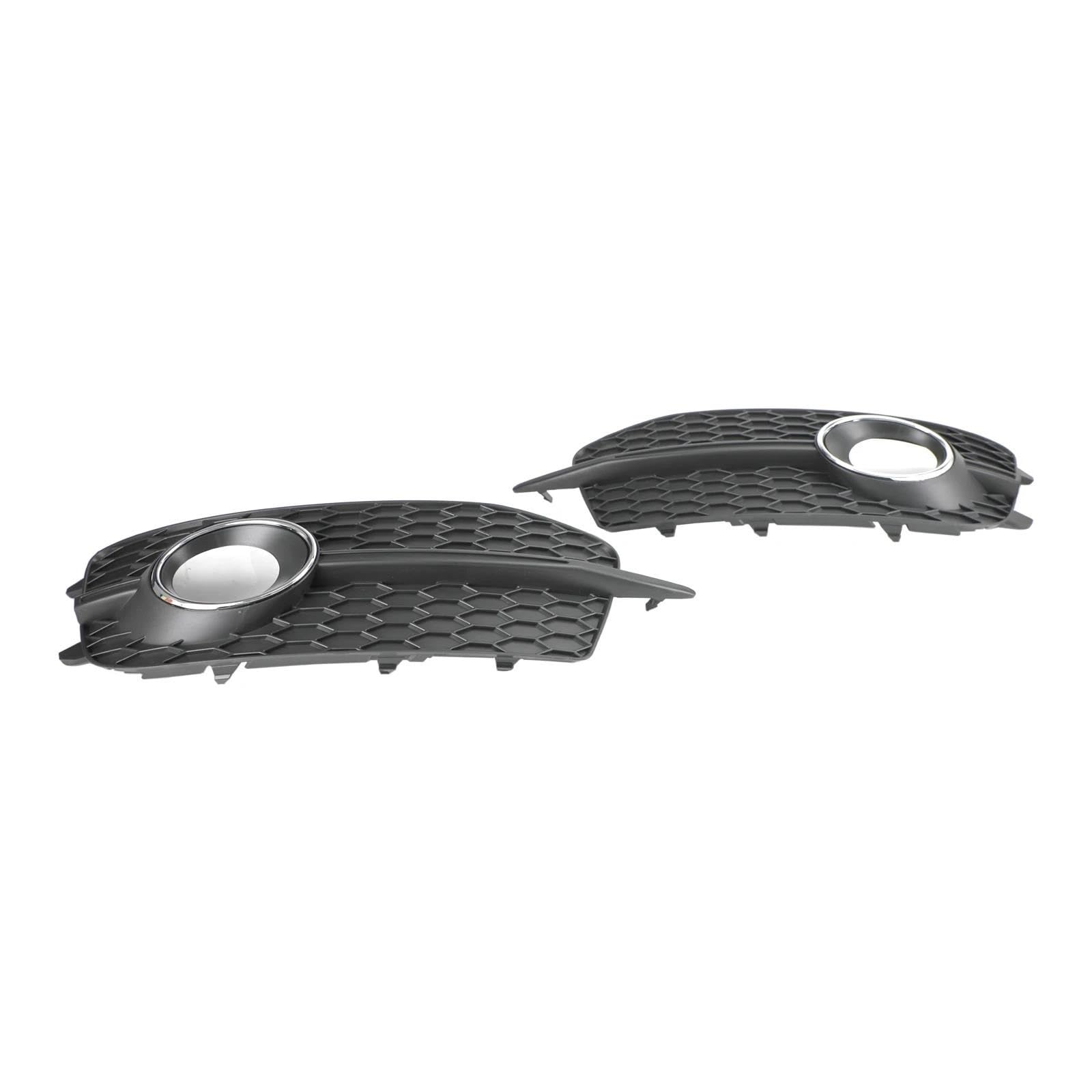 Lampen Abdeckung Grill Kompatibel Mit Q3 2012 2013 2014 Stoßstangen-Nebelscheinwerfer-Kühlergrill 8U0807681DSP9 8U0807682DSP9, 2 Stück von SZYNBQ