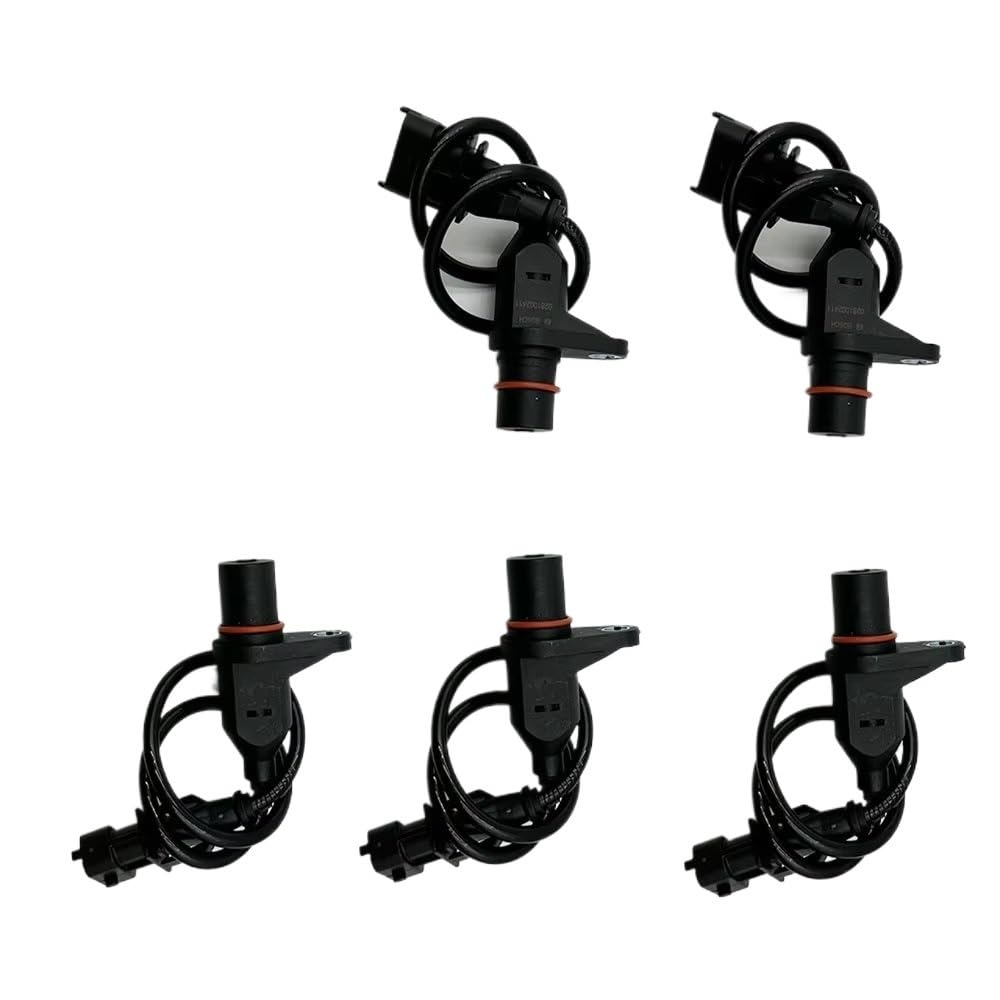 SZYNBQ Auto Kurbelwellensensoren Kompatibel Mit Ford Für Cargo 2006–2011, Automobil-Kurbelwellen-Positionssensor-Stecker, Verkabelung, Kurbelwellen-Positionssensor 0281002411(5pcs) von SZYNBQ