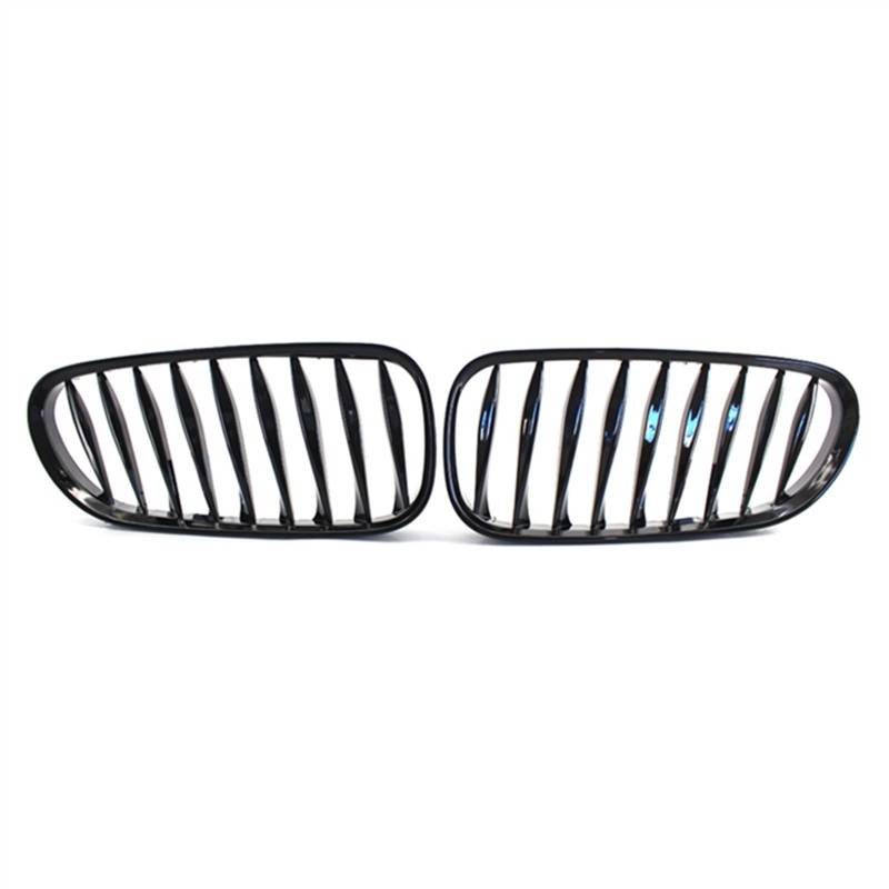 SZYNBQ Front Kühlergrill Kompatibel Mit E85 E86 Z4 2003 2004 2005 2006 2007 2008 1 Paar Auto Front Niere Grill Lufteinlass Grill Auto Front Grills Stoßstange Haube Obere Grilla Abdeckung(Gloss Black) von SZYNBQ