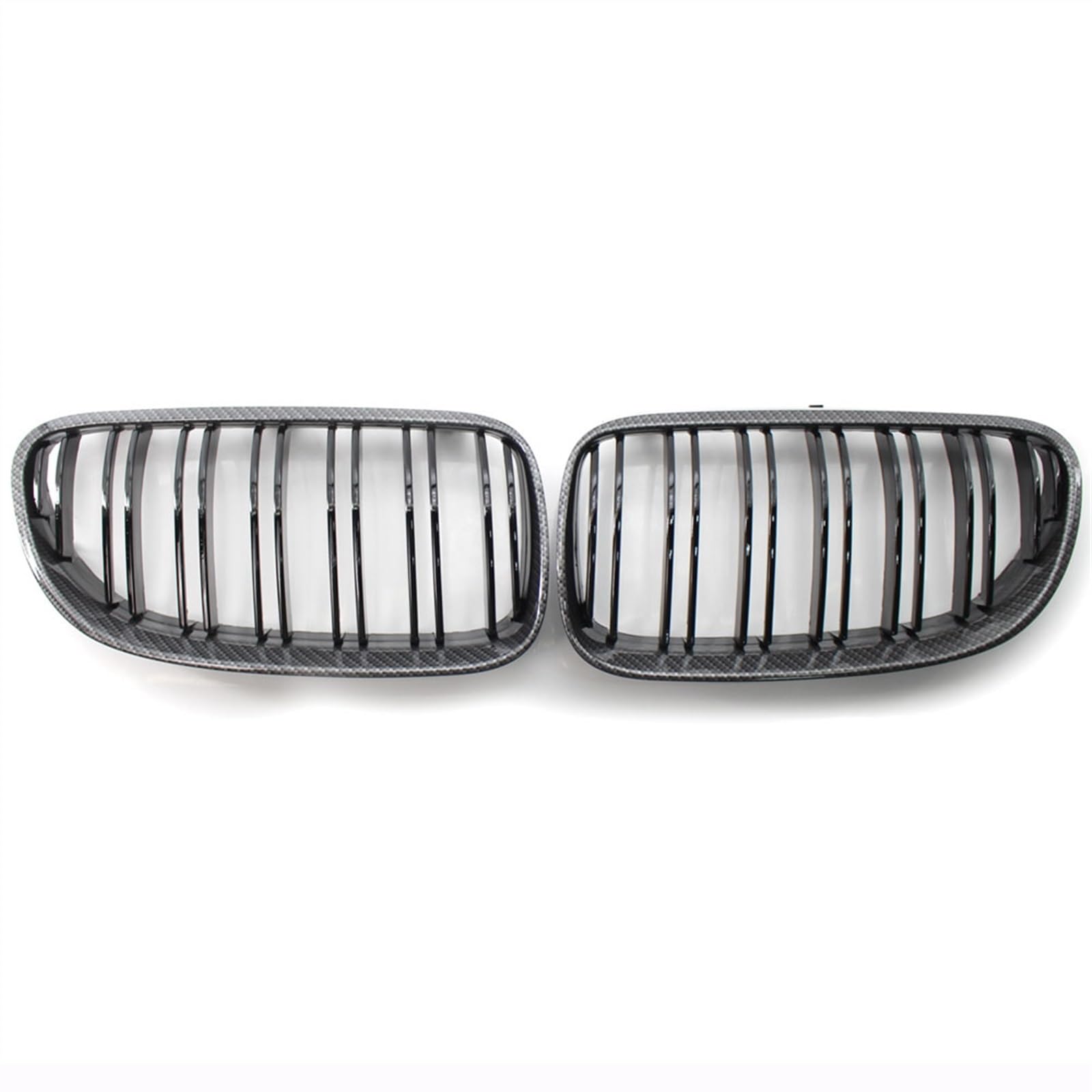 SZYNBQ Front Kühlergrill Kompatibel Mit E92 E93 2010 2011 2012 Obere Kühlergrillabdeckung Für Das Auto, Vordere Nierengitter, Stoßstangenhaube, Lufteinlassgrill(Carbon Fiber) von SZYNBQ