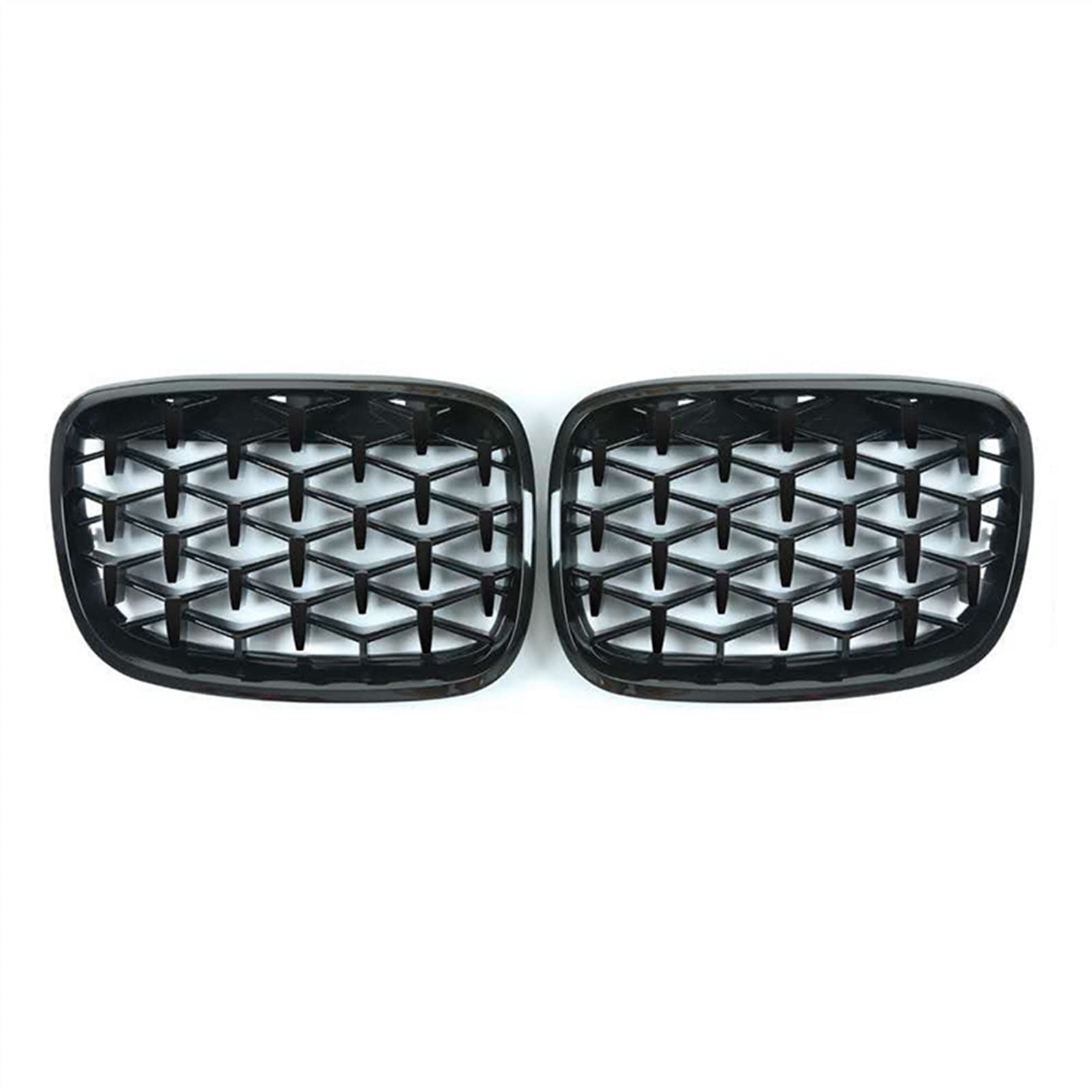 SZYNBQ Front Kühlergrill Kompatibel Mit F15 F16 X5 X6 2014 2015 2016 2017 2018 Auto Frontstoßstange Haubengitter Nierengitter Lufteinlassgitter(Gloss Black) von SZYNBQ