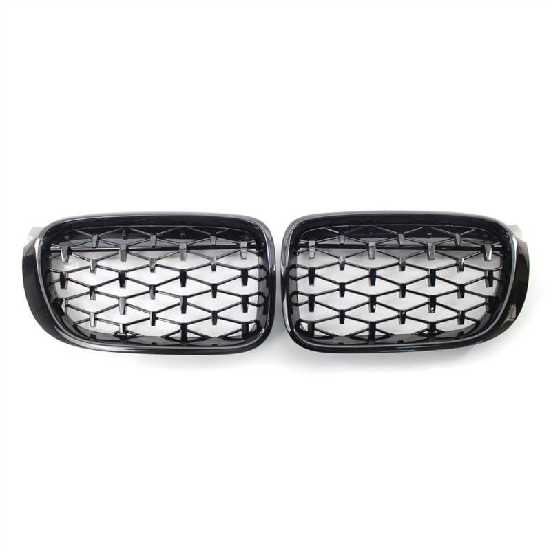 SZYNBQ Front Kühlergrill Kompatibel Mit F26 X4 F25 LCI X3 2014 2015 2016 2017 2018 Auto-Stoßstangenhaube Vorne Nierengitter Obergitter Abdeckung Lufteinlass Grill(Gloss Black) von SZYNBQ