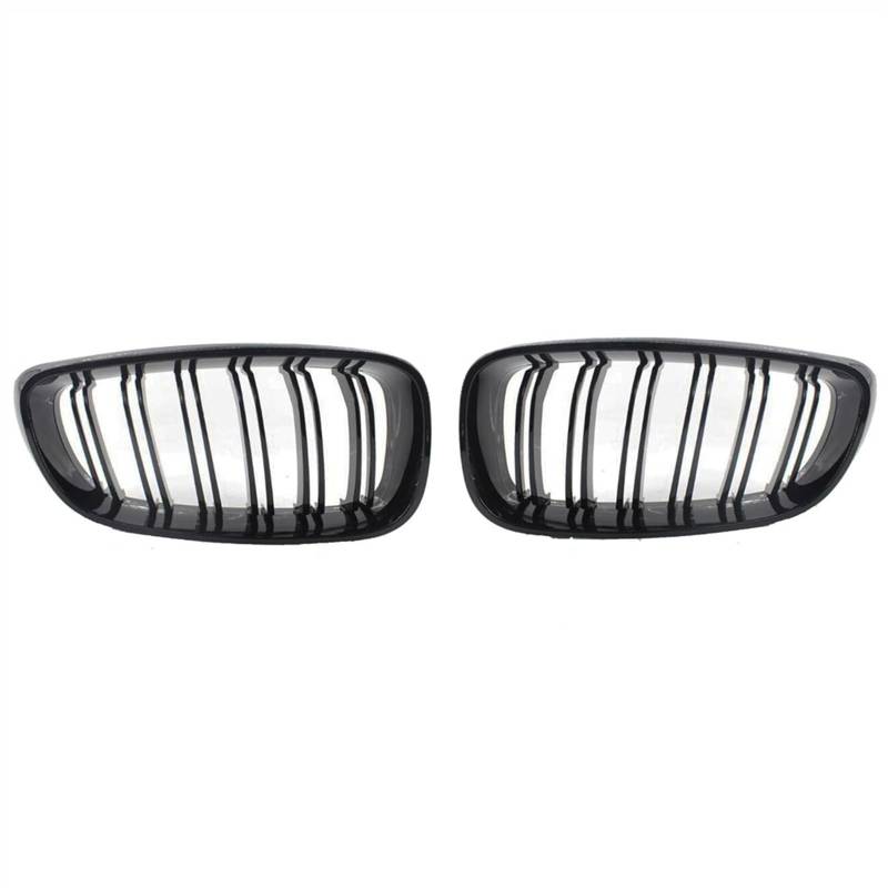 SZYNBQ Front Kühlergrill Kompatibel Mit GT F34 2013 2014 2015 2016 2017 2018 2019 2020 Auto-Stoßstangenhaube, Oberer Kühlergrill, Vordere Nierengitter, Lufteinlassgrill(Gloss Black) von SZYNBQ