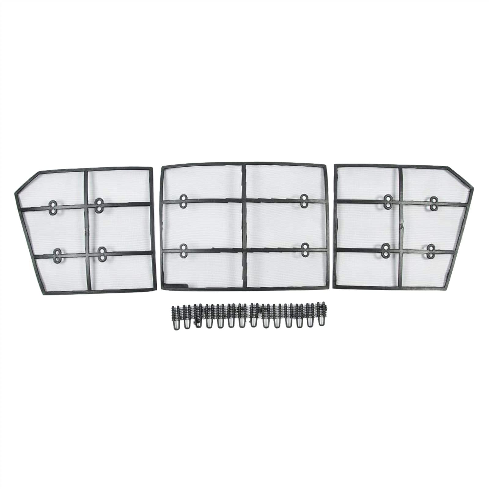 SZYNBQ Front Kühlergrill Kompatibel Mit Land Für Cruiser Für Prado Für 150 FJ150 2014-2016 2017 Lufteinlassgitter Auto-Frontgitter Stoßstangenhaube Oberer Grillabdeckung Nebelscheinwerfergitter von SZYNBQ