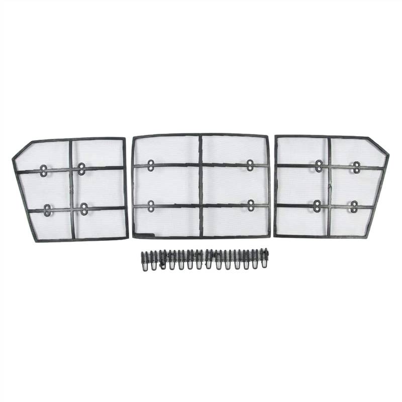 SZYNBQ Front Kühlergrill Kompatibel Mit Land Für Cruiser Für Prado Für 150 FJ150 2014-2016 2017 Lufteinlassgitter Auto-Frontgitter Stoßstangenhaube Oberer Grillabdeckung Nebelscheinwerfergitter von SZYNBQ