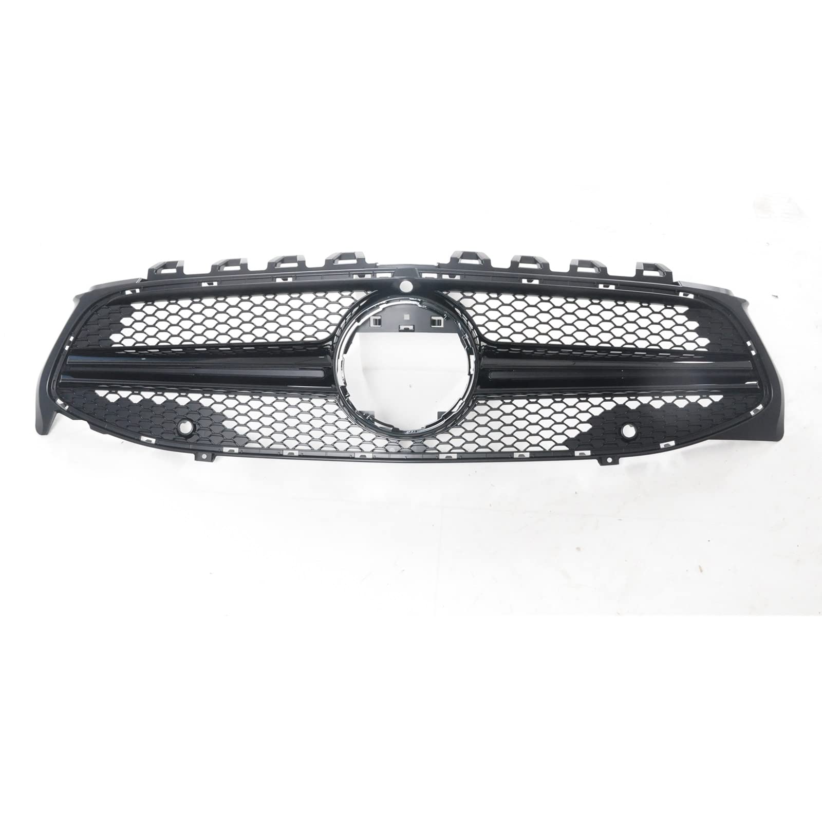 SZYNBQ Front Kühlergrill Kompatibel Mit Mercedes Für Benz Für CLA W118 CLA250 CLA35 CLA45 AMG 2019 2020 2021 2022, Auto-Oberstoßstange, Haube, Netzrahmen, Grill, Frontgrill von SZYNBQ