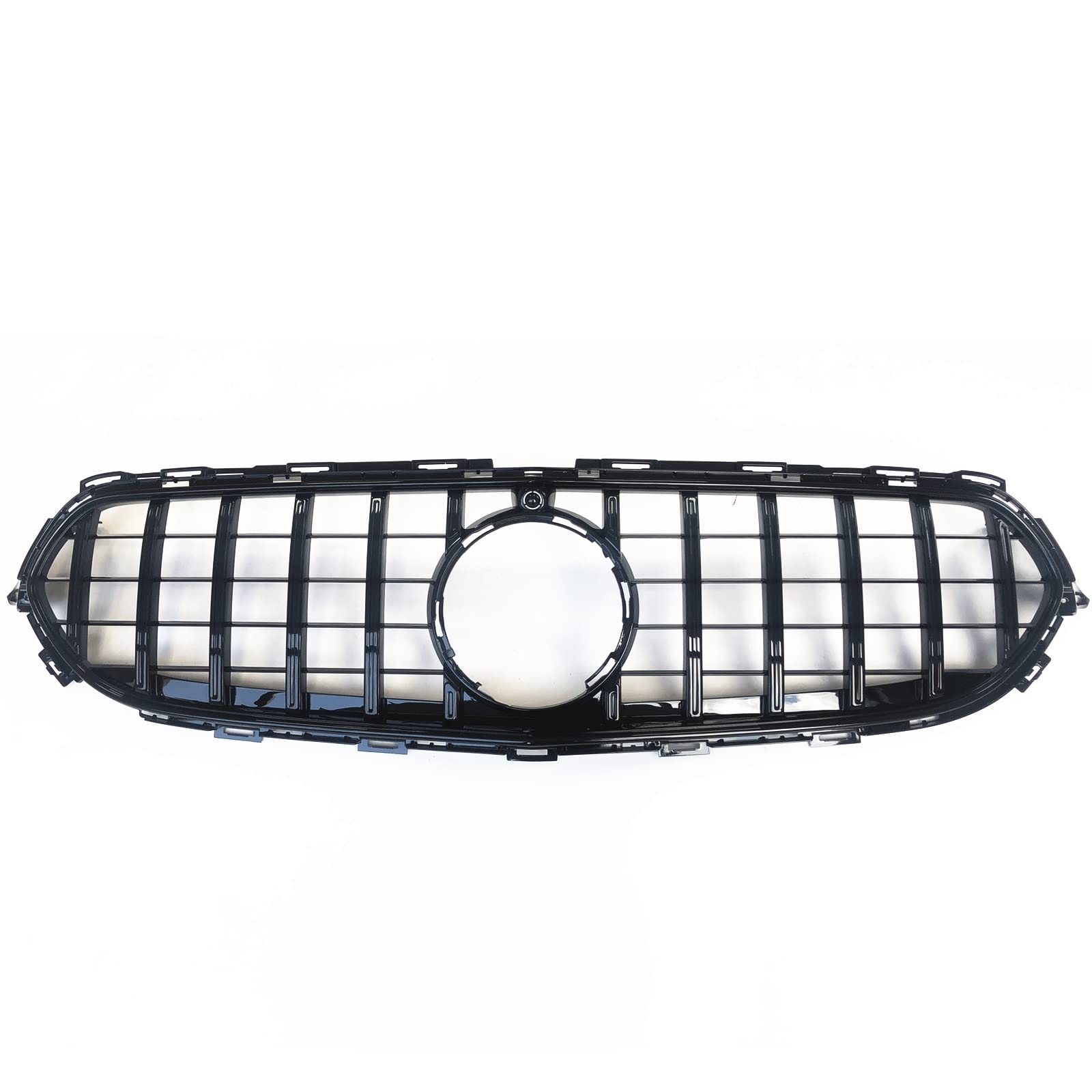 SZYNBQ Front Kühlergrill Kompatibel Mit Mercedes Für Benz Für E-Klasse W213 2021 E200 GT 2021. Obere Stoßstangenhaube, Mesh-Kühler, Auto-Frontgrill, Lüftungsgitter von SZYNBQ