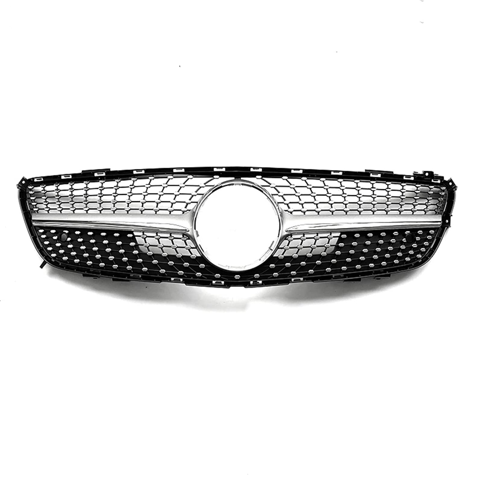 SZYNBQ Front Kühlergrill Kompatibel Mit Mercedes Für Benz Für R231 SL400 SL500 SL-Klasse 2013 2014 2015 2016. Obere Stoßstangenhaube, Netz, Kühlergrill, Lüftungsgitter von SZYNBQ