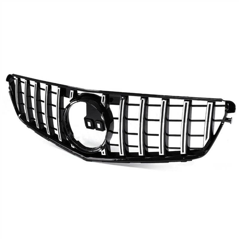 SZYNBQ Front Kühlergrill Kompatibel Mit Mercedes Für Benz Für W204 C200 C250 C300 GT C-Klasse 2007 2008 2009 2010 2011 2012 2013 2014 Frontgrill Auto Oberstoßstange Haube Mesh Grid Kit von SZYNBQ