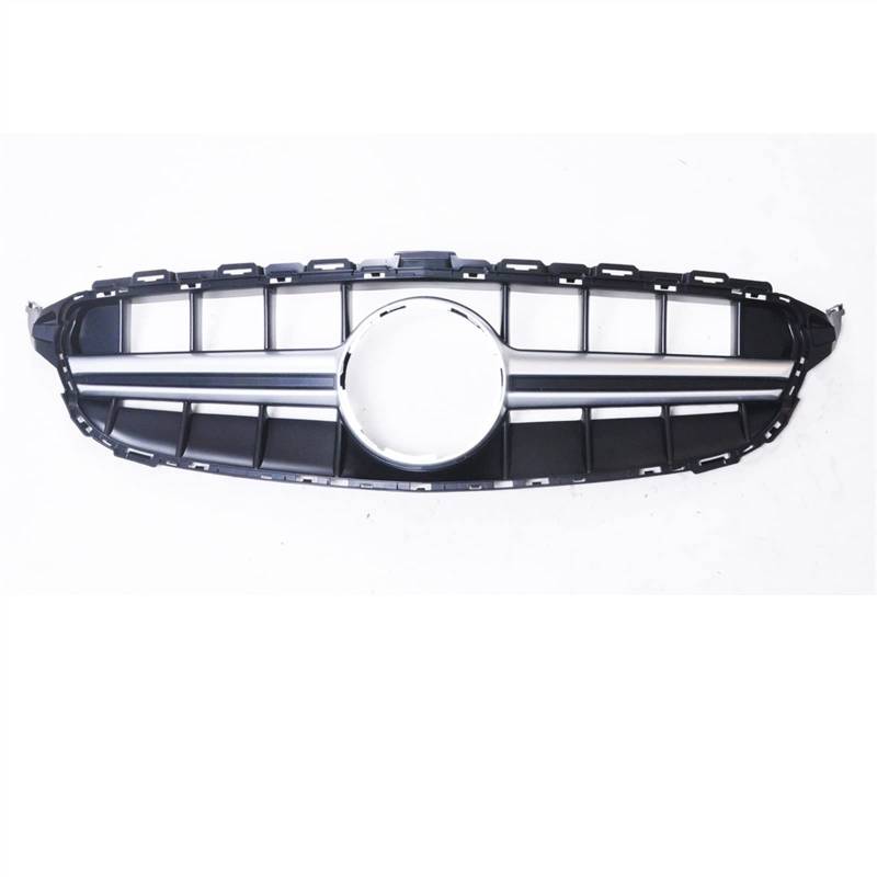 SZYNBQ Front Kühlergrill Kompatibel Mit Mercedes Für Benz Für W205 C250 C300 2014 2015 2016 2017 2018 Mesh-Kühler Auto Obere Stoßstange Haube Lüftungsgitter Frontgrill von SZYNBQ