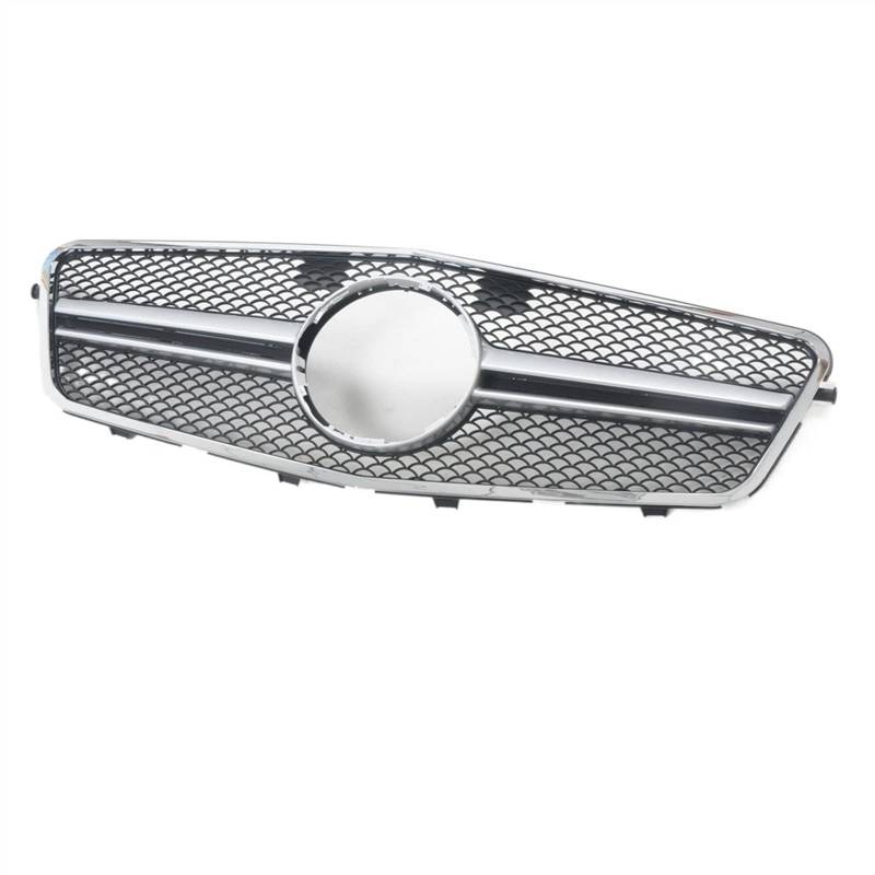 SZYNBQ Front Kühlergrill Kompatibel Mit Mercedes Für Benz Für W212 E250 E300 E500 E550 AMG E-Klasse 2009 2010 2011 2012 2013, Auto-Kühler-Lüftungsgitter, Frontgrill, Obere Stoßstange, Haubengitter von SZYNBQ