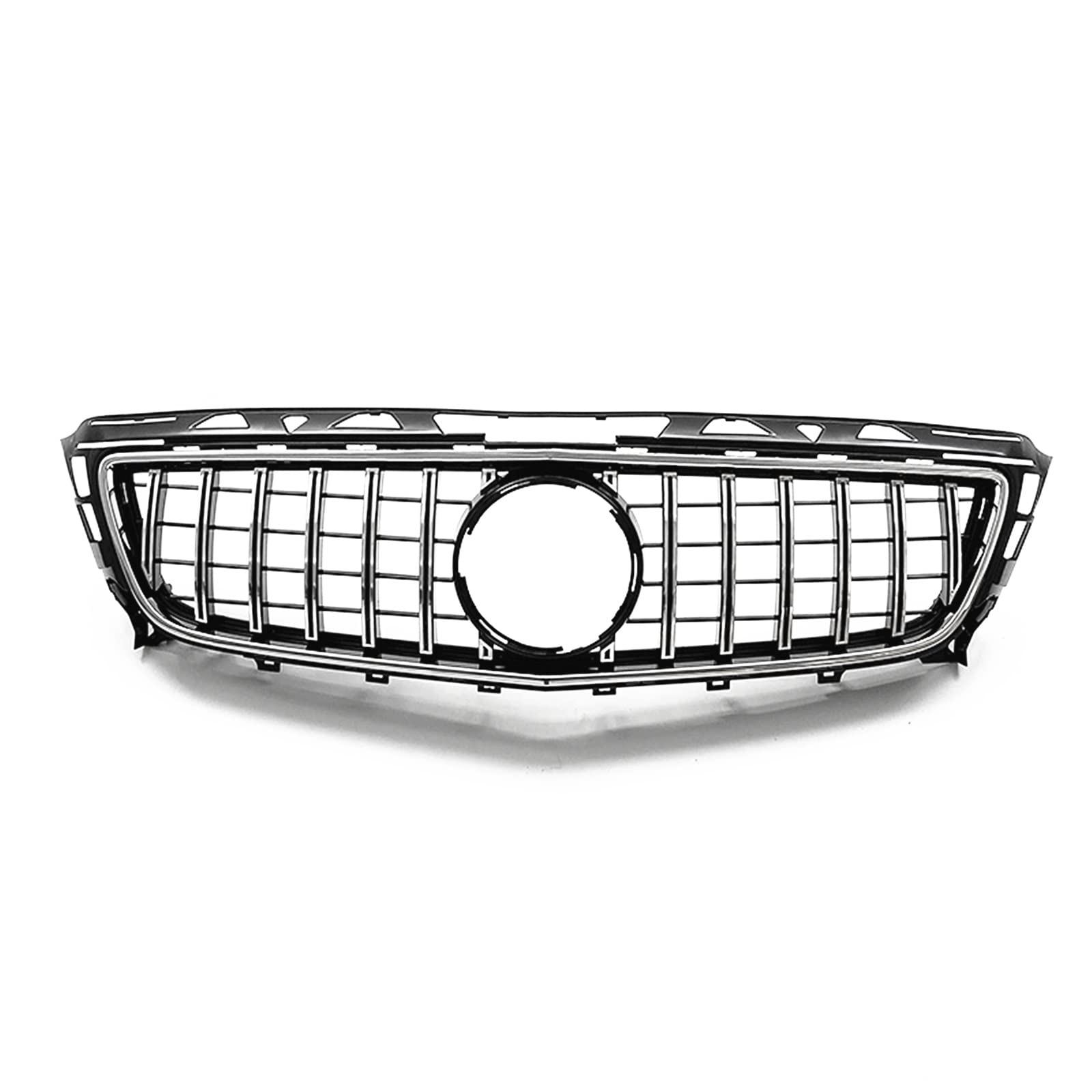 SZYNBQ Front Kühlergrill Kompatibel Mit Mercedes Für Benz Für W218 CLS350 CLS500 2011 2012 2013 2014 Auto-Oberstoßstangenhaube Frontgrillgitter Kühler-Entlüftungsgitter von SZYNBQ