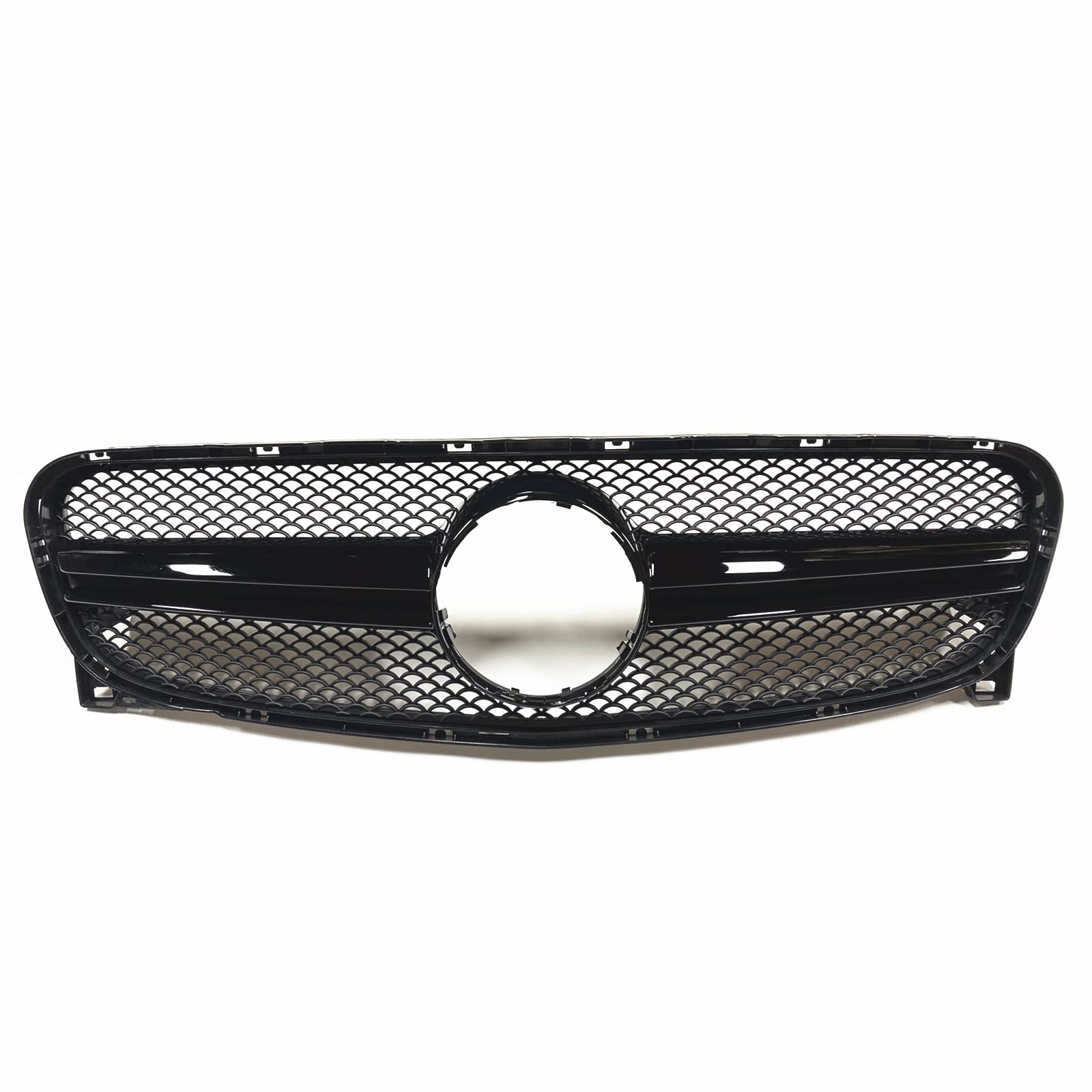 SZYNBQ Front Kühlergrill Kompatibel Mit Mercedes Für Benz Für X156 AMG GLA180 GLA200 GLA250 GLA-Klasse 2014 2015 2016. Frontgrill, Obere Stoßstange, Haube, Netzgitter(color1) von SZYNBQ