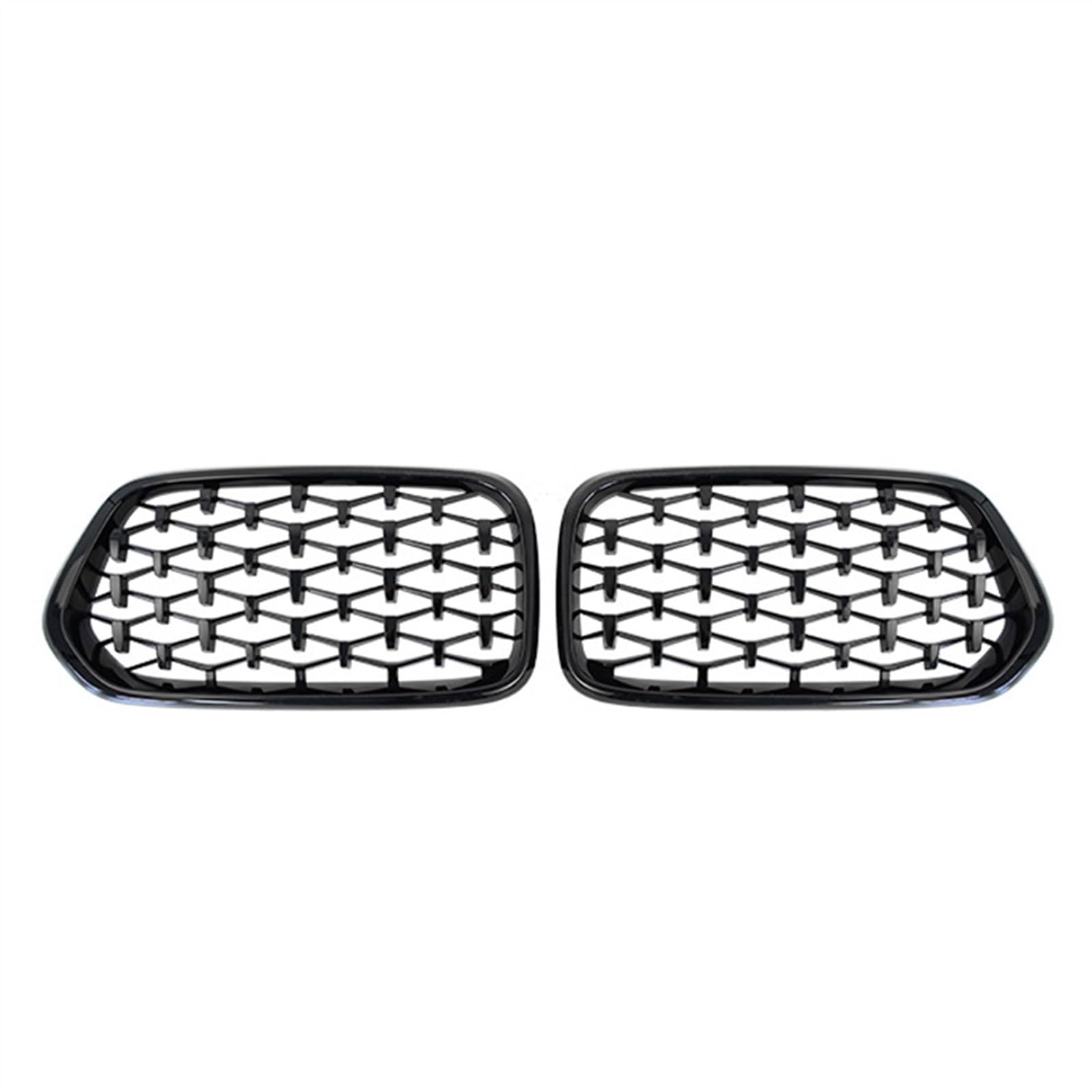 SZYNBQ Front Kühlergrill Kompatibel Mit X2 F39 2018 2019 2020 2021 2022 Auto-Snap-on-Obergrillabdeckung Front-Nierengitter Stoßfängerhaube(Gloss Black) von SZYNBQ