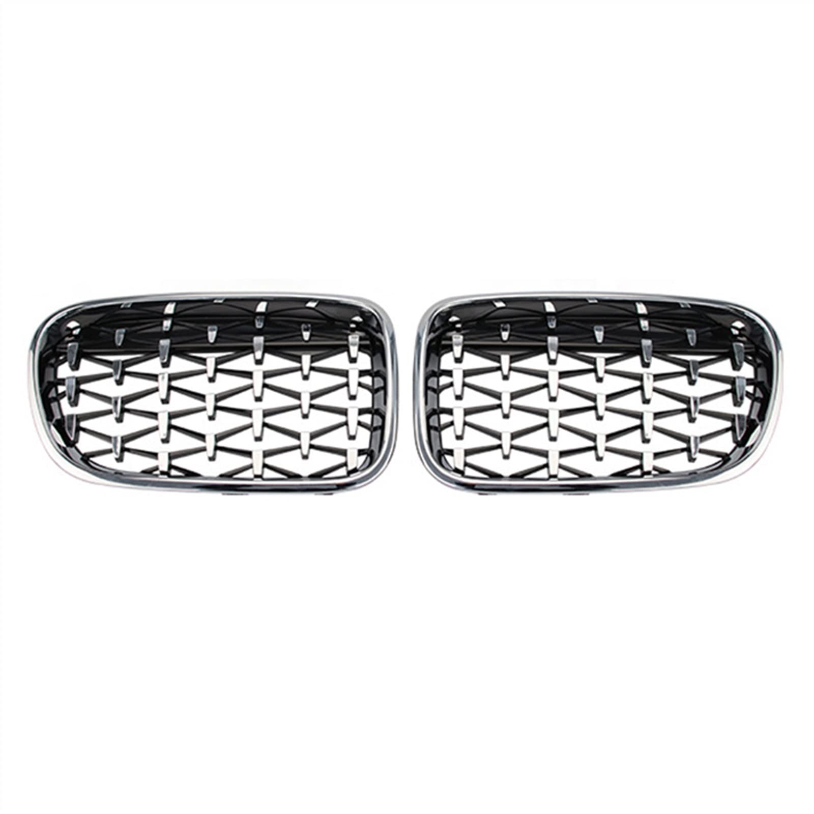 SZYNBQ Front Kühlergrill Kompatibel Mit X3 F25 2011 2012 2013 Nierengitter Lufteinlass Grill Auto Frontgitter Stoßstange Motorhaube Obere Gitterabdeckung(Silver) von SZYNBQ