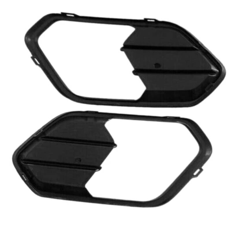 SZYNBQ Lampen Abdeckung Grill Kompatibel Mit Ford Für Escape Für Kuga 2017 2018 2019, 1 Paar Auto-Frontstoßstange, Nebelscheinwerfer, Lampenrahmen, Kühlergrill-Abdeckung von SZYNBQ