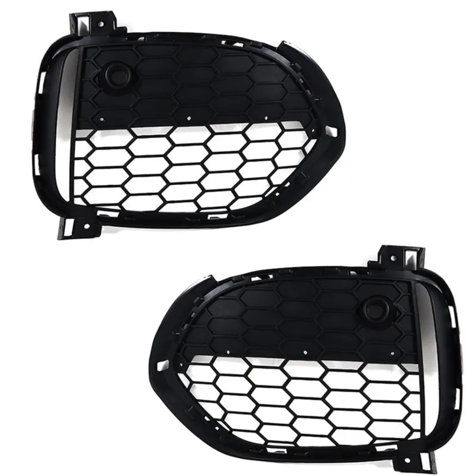 SZYNBQ Lampen Abdeckung Grill Kompatibel Mit Für X5 F15 2012 2013 2014 2015 Frontstoßstange Offener Grill Nebelscheinwerfer-Abdeckungsrahmen Autoteile 51118064633(1 Left and 1 Right) von SZYNBQ