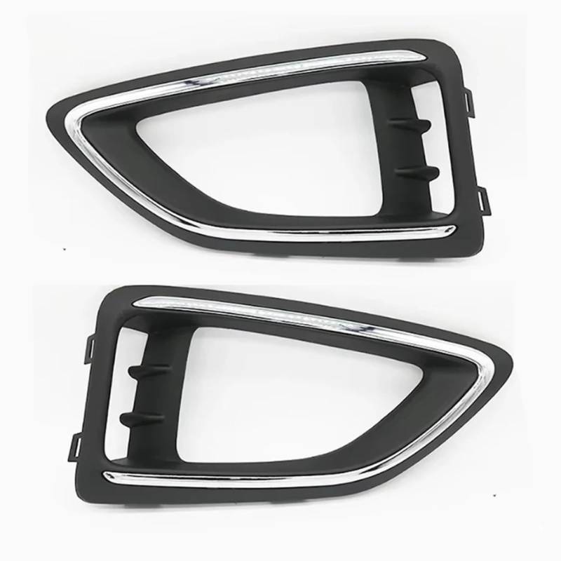 SZYNBQ Lampen Abdeckung Grill Kompatibel Mit Hyundai Für Verna 2017 2018 2019 2020 2021 1 Paar Frontstoßstange Nebelscheinwerfer Abdeckrahmen Nebel Lampengitter(2PCS Left and Right) von SZYNBQ