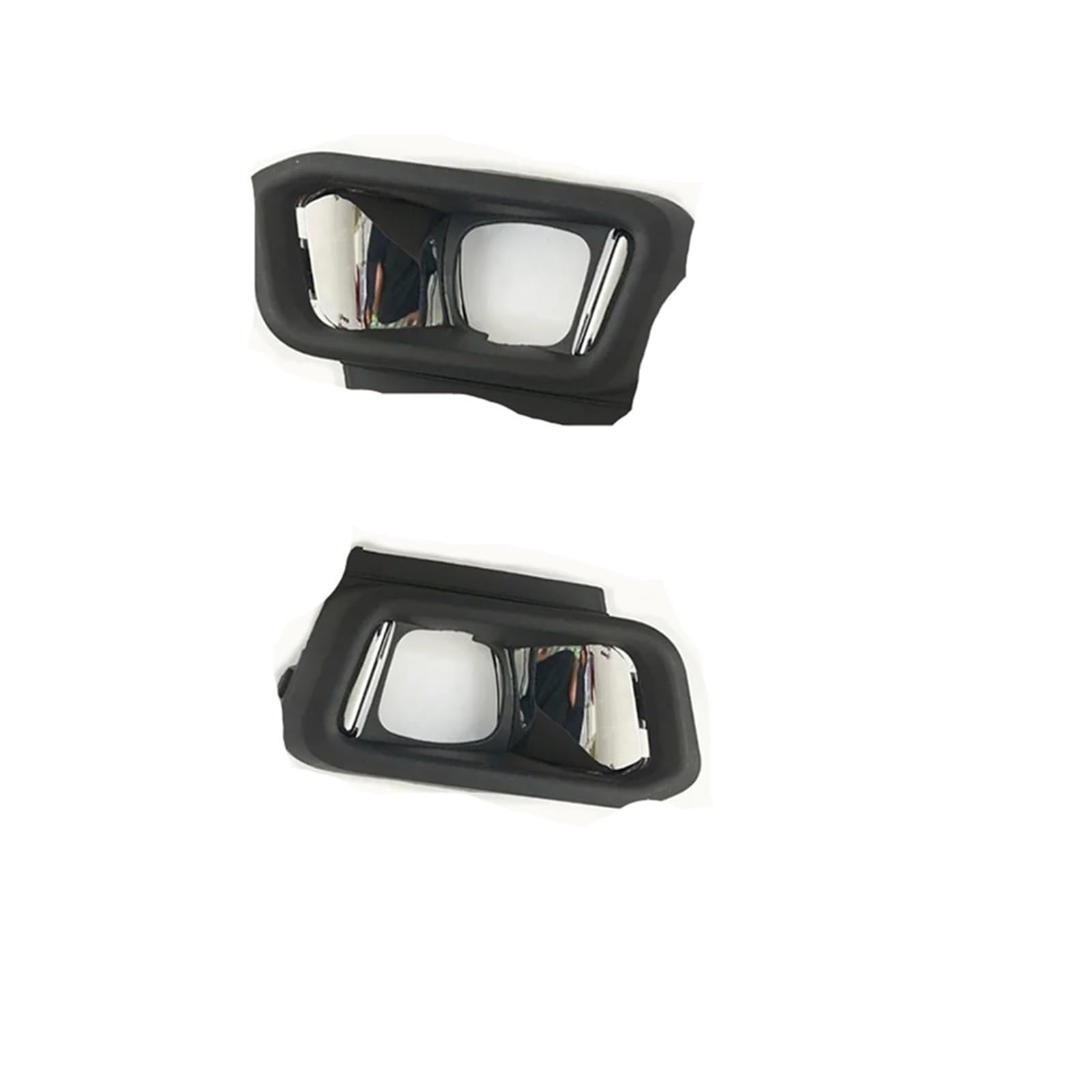 SZYNBQ Lampen Abdeckung Grill Kompatibel Mit Peugeot 308 2016 207 2018, Nebelscheinwerfergehäuse, Dekorative Abdeckung des Vorderen Gitters Mit Chromrahmen(2PCS Left and Right) von SZYNBQ