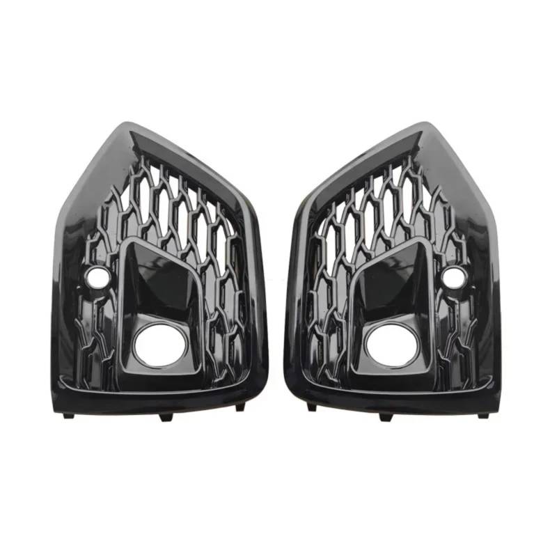 SZYNBQ Lampen Abdeckung Grill Kompatibel Mit Q5L Q5 2021 2022 2023 Auto Frontstoßstange Grille Trim Nebelscheinwerfer Abdeckrahmen Auto(with Hole) von SZYNBQ