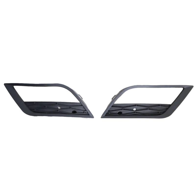 SZYNBQ Lampen Abdeckung Grill Kompatibel Mit Seat Für Leon 2013 2014 2015 2016 Stoßstange Nebelscheinwerfer Abdeckung Rahmen Grille Licht Trim 5F0853666A(A Pair Hole) von SZYNBQ