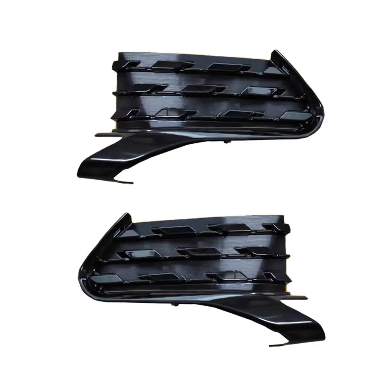 SZYNBQ Lampen Abdeckung Grill Kompatibel Mit Toyota Für Vios Fs Hatchback 2017 2018 2019 Nebelscheinwerferrahmen Frontstoßstange Unterer Kühlergrill Nebellampenabdeckung(2PCS Left and Right) von SZYNBQ