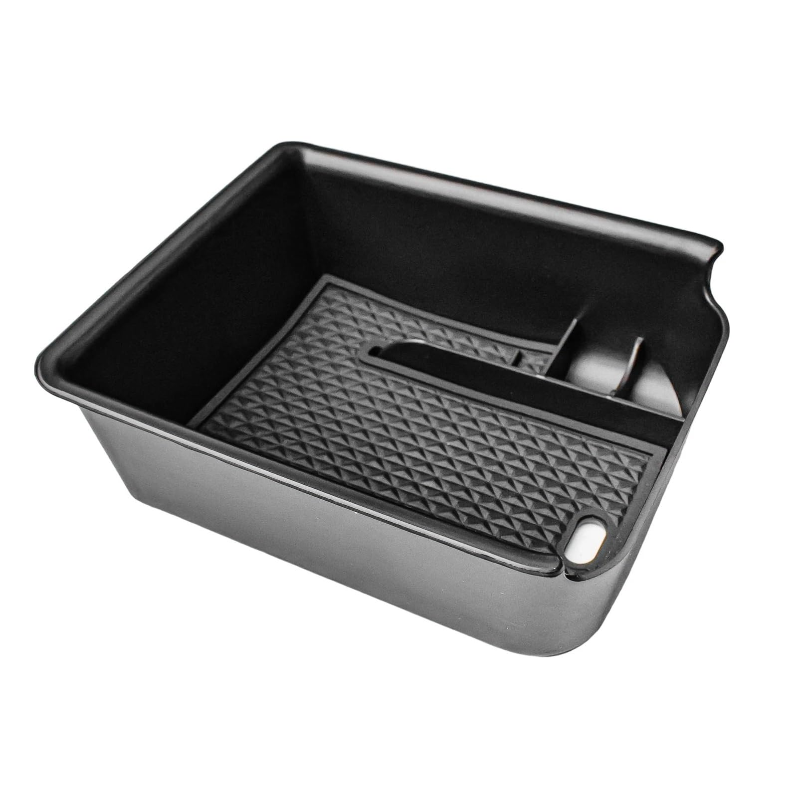 SZYNBQ Mittelkonsole Ablagefach Kompatibel Mit VW Für Golf Für GTI R MK8 2022 2023 2024 Auto-Mittelkonsolen-Tablett Organizer Armlehnenbox Aufbewahrungszubehör Auto-Einsatzbox(1pcs Armrest Box Tray) von SZYNBQ