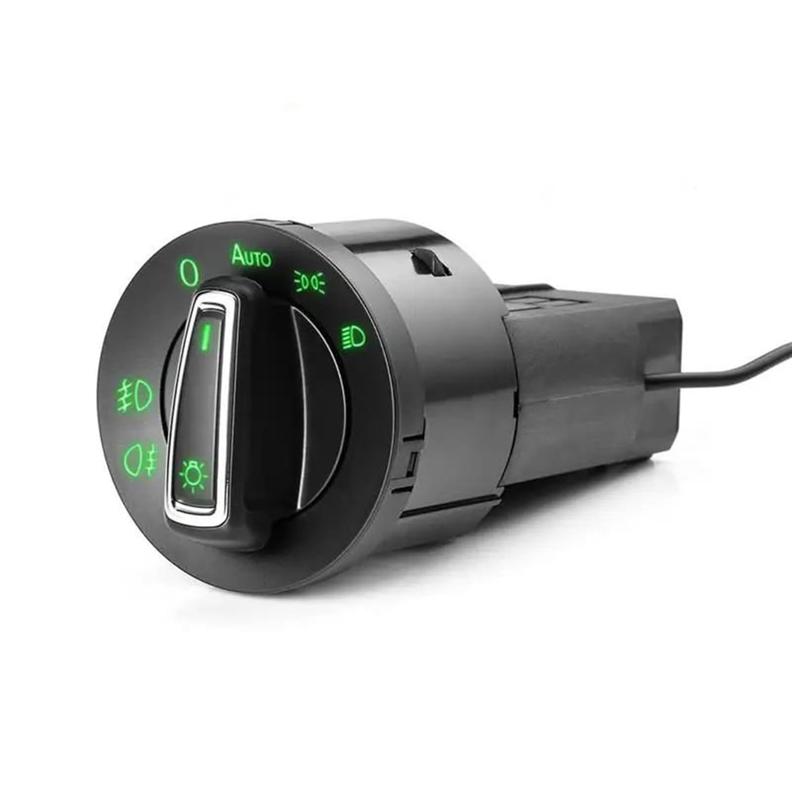 SZYNBQ Scheinwerfer Nebel Lampe Schalter Kompatibel Mit Skoda Für Fabia 2010–2019 Auto-Scheinwerfer-Nebelscheinwerfer-Lampen-Steuerschalter von SZYNBQ