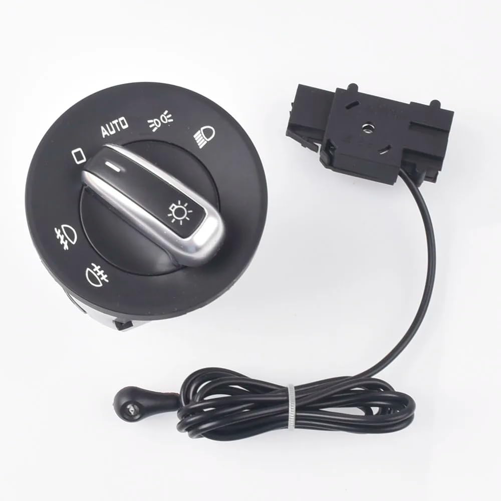 SZYNBQ Scheinwerfer Nebel Lampe Schalter Kompatibel Mit Skoda Für Octavia 1Z3 2004 2005 2006 2007 2008 2009 2010 2011 2012 2013 Auto-Scheinwerfer-Lichtschalter Ersetzen Modul 1Z094143k(Size B) von SZYNBQ