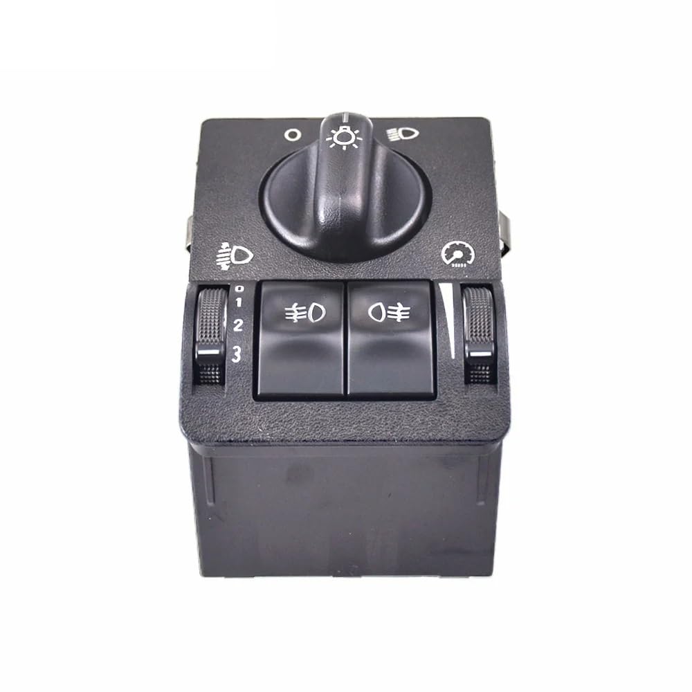 SZYNBQ Scheinwerfer Nebel Lampe Schalter Kompatibel Mit Vauxhall Für Vectra B 1995 1996 1997 1998 1999 2000 2001 2001 2003 Auto-Scheinwerfer-Kopf-Nebelscheinwerfer-Lichtsteuerschalter 90437440 von SZYNBQ