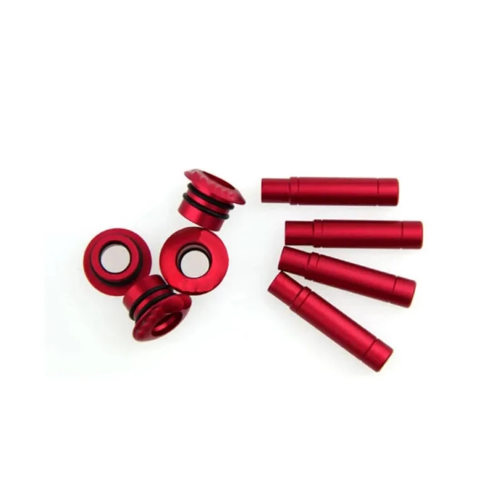 SZYNBQ Türschloss Stift Abdeckun Kompatibel Mit Opel Für Mokka Für Astra J Für Insignia Autotürschloss Stick Pin Cap Türschlossknöpfe Türschlossstange(Red) von SZYNBQ